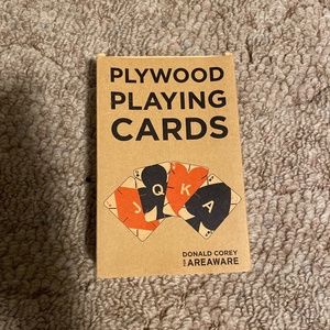New Donald Corey Plywood Playing Cards